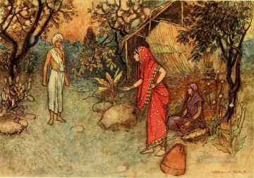 ワーウィック ゴーブル フォーク ベンガル物語 04 インド Oil Paintings